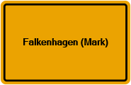 Grundbuchauszug Falkenhagen (Mark)